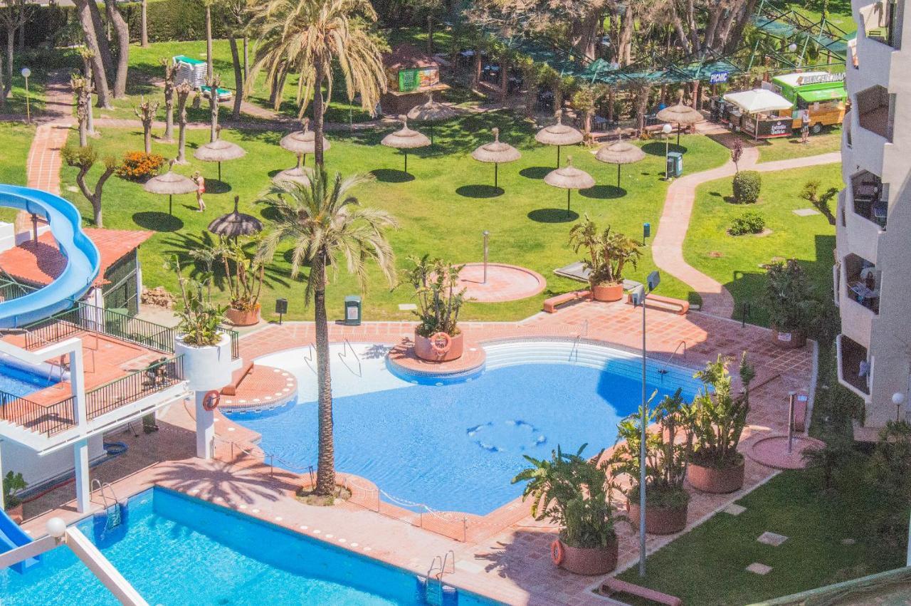 Benal Beach Suite Ii, Estudio Con Parque Acuatico Y Vistas Al Mar. Benalmádena Exterior foto