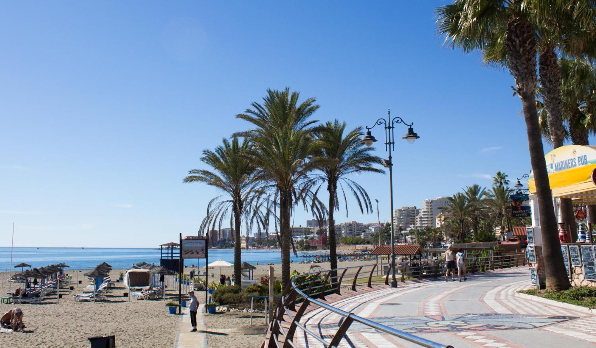 Benal Beach Suite Ii, Estudio Con Parque Acuatico Y Vistas Al Mar. Benalmádena Exterior foto