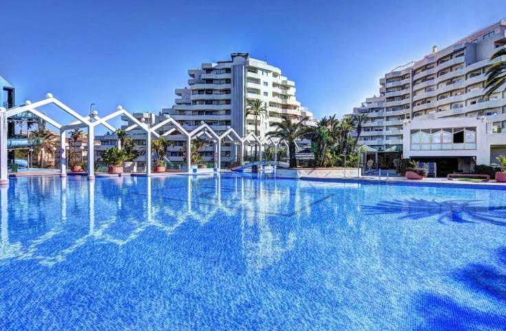 Benal Beach Suite Ii, Estudio Con Parque Acuatico Y Vistas Al Mar. Benalmádena Exterior foto