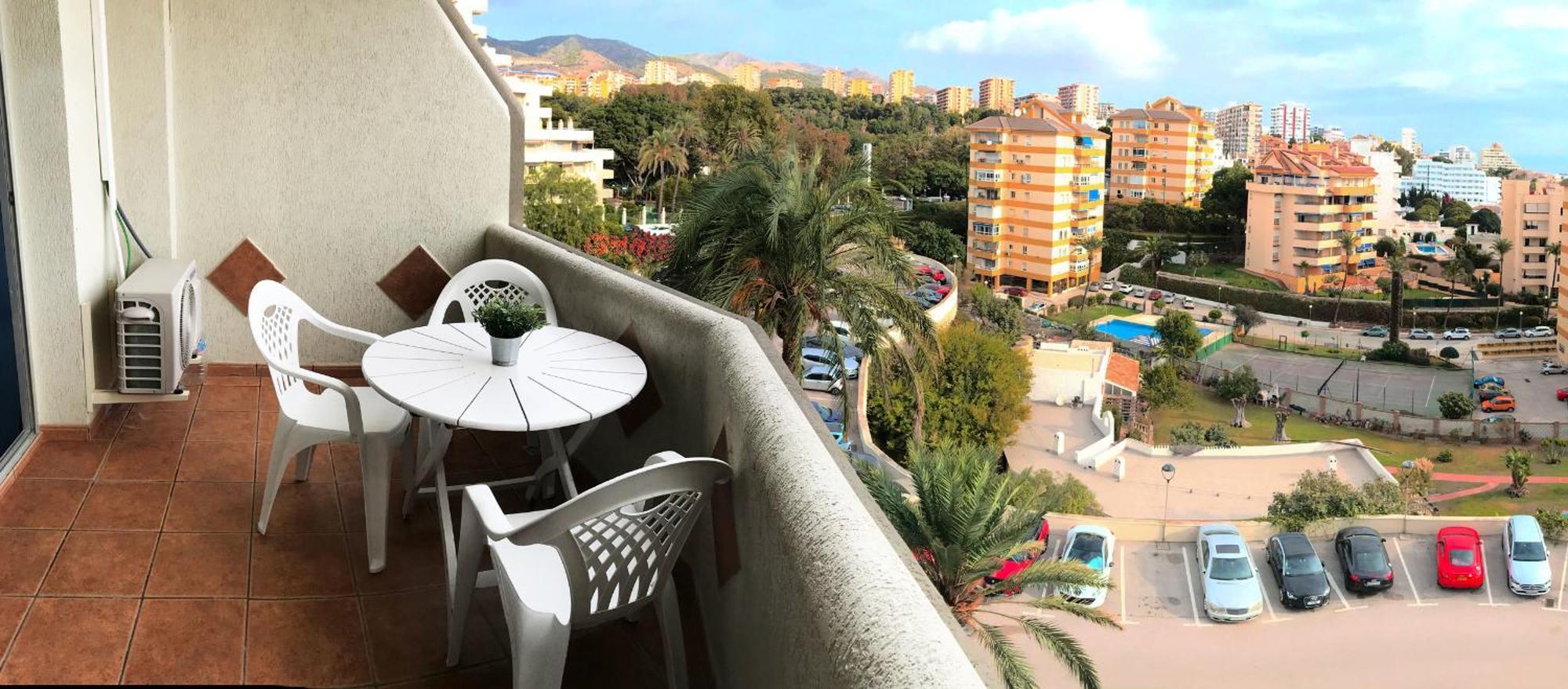 Benal Beach Suite Ii, Estudio Con Parque Acuatico Y Vistas Al Mar. Benalmádena Exterior foto